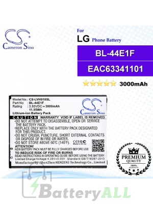 CS-LVH910SL For LG Phone Battery Model BL-44E1F / EAC63341101 / PAC63320502