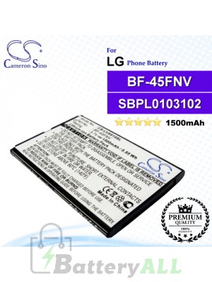 CS-LVS910SL For LG Phone Battery Model BF-45FNV / SBPL0103102