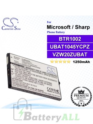 CS-MKS20SL For Microsoft Phone Battery Model BTR1002 / UBAT1045YCPZ / VZW20ZUBAT
