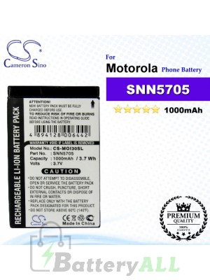 CS-MOI30SL For Motorola Phone Battery Model SNN5705
