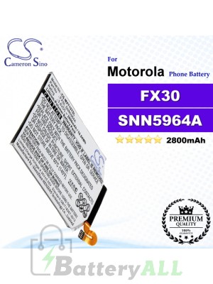 CS-MXT157SL For Motorola Phone Battery Model FX30 / SNN5964A