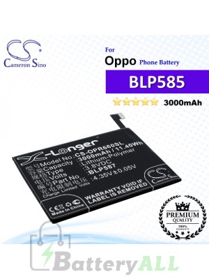 CS-OPR660SL For Oppo Phone Battery Model BLP585