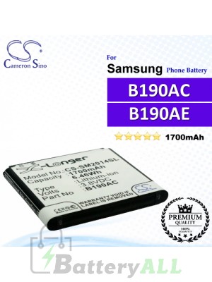 CS-SM2014SL For Samsung Phone Battery Model B190AC / B190AE