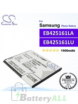 CS-SM8160XL For Samsung Phone Battery Model EB425161LU / EB425161LA