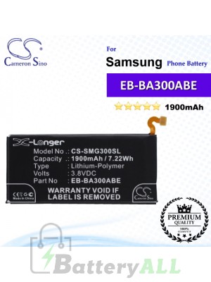 CS-SMG300SL For Samsung Phone Battery Model EB-BA300ABE / GH43-04381A / GH43-04381B