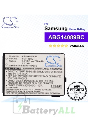 CS-SMI408SL For Samsung Phone Battery Model ABG14089BC