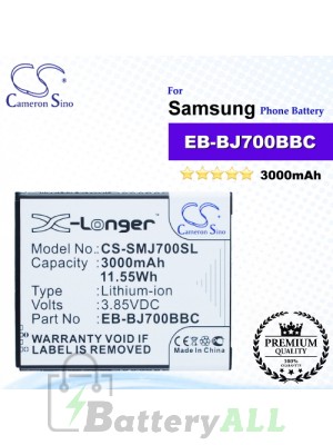 CS-SMJ700SL For Samsung Phone Battery Model EB-BJ700BBC / EB-BJ700CBE