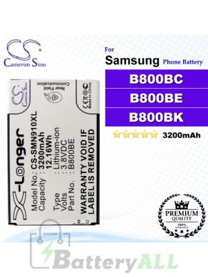 CS-SMN910XL For Samsung Phone Battery Model B800BC / B800BE / B800BK / B800BU
