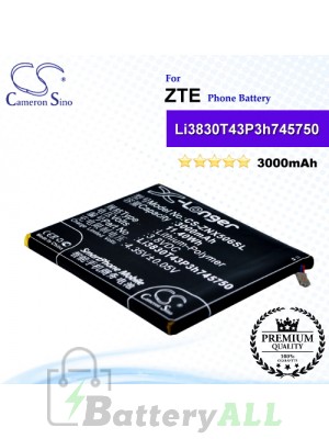 CS-ZNX506SL For ZTE Phone Battery Model Li3830T43P3h745750