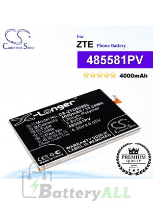 CS-ZTQ529SL For ZTE Phone Battery Model 485581PV