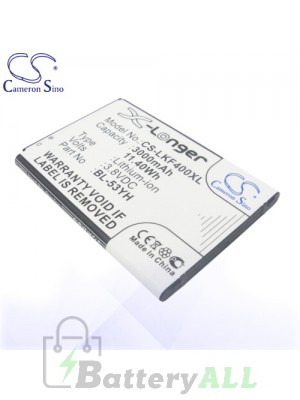 CS Battery for LG BL-53YH / EAC62378905 / LG AKA / D690 / D690N Battery PHO-LKF400XL