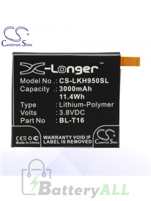 CS Battery for LG BL-T16 / EAC62718201 / LG H950 / H955 Battery PHO-LKH950SL