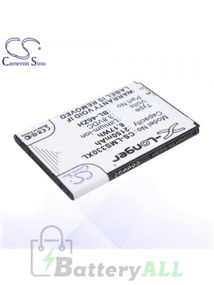 CS Battery for LG Escape 3 / K332 / K350N / K371 / K373 / K7 / K8 Battery PHO-LMS330XL