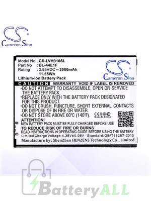 CS Battery for LG F800 / H910 / H915 / H918 / H990 / Stylo 3 Plus Battery PHO-LVH910SL