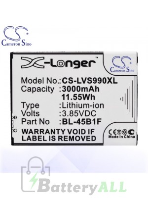 CS Battery for LG K550 / K557 / L81AL / L82VL / LS775 / MS550 Battery PHO-LVS990XL