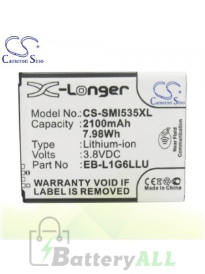 CS Battery for Samsung SHV-E270K / SHW-M440S / SPH-L710 Battery PHO-SMI535XL