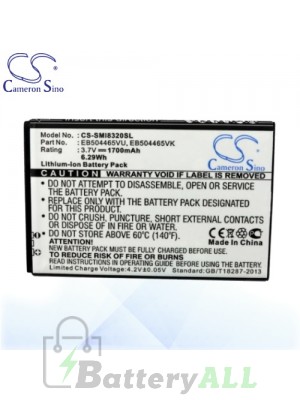 CS Battery for Samsung GT-i5801 / GT-i6410 / GT-I7680 / Hotspot Battery PHO-SMI8320SL