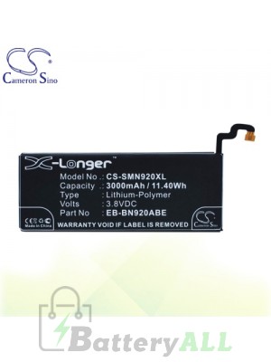 CS Battery for Samsung SMN920VZKE / SMN920VZWA / SM-N920W8 Battery PHO-SMN920XL