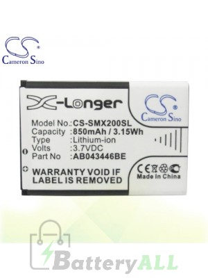 CS Battery for Samsung GT-E2120 / GT-E2210 / GT-E2210C / GT-M2710C Battery PHO-SMX200SL