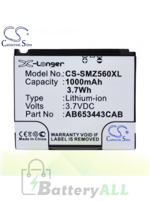 CS Battery for Samsung SGH-A727 / SGH-A797 / SGH-A877 / SGH-A887 Battery PHO-SMZ560XL