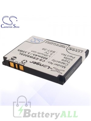 CS Battery for Sony Ericsson / Sony BST-39 / Sony Ericsson Zylo Battery PHO-ERW800SL