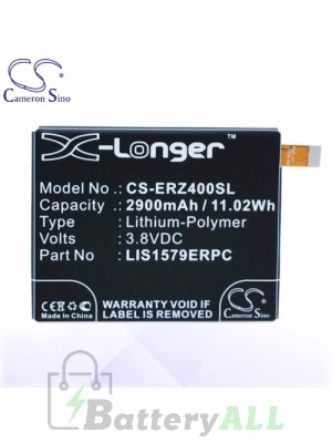 CS Battery for Sony Ericsson / Sony AGPB015-A001 / LIS1579ERPC Battery PHO-ERZ400SL