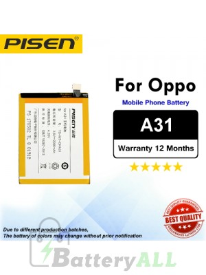 Original Pisen Battery For Oppo A31 Battery