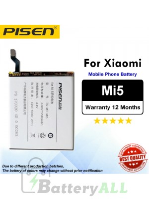 Original Pisen Battery For Xiaomi Mi5 Battery
