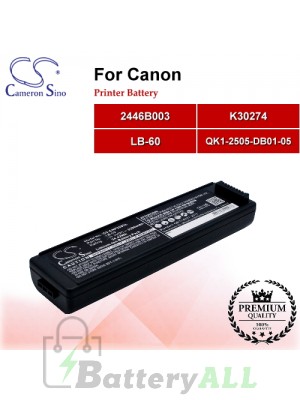 CS-CNP320SL For Canon Printer Battery Model 2446B003 / K30274 / LB-60 / QK1-2505-DB01-05