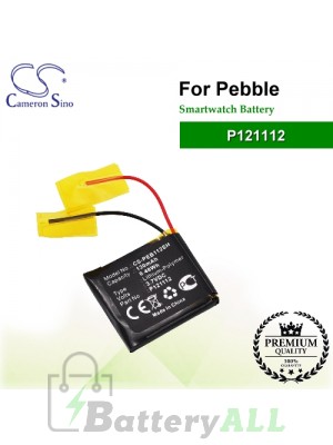 CS-PEB112SH For Pebble Smartwatch Battery Model P121112