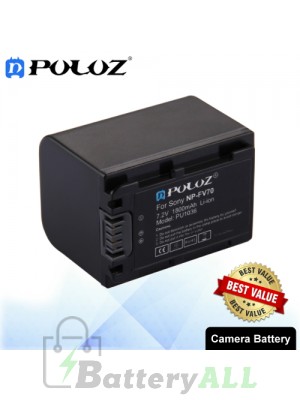 PULUZ NP-FV70 7.2V 1800mAh Camera Battery for Sony NEX-VG30EM / NEX-VG30EH / NEX-VG900E / HDR-CX900E / HDR-CX450 PU1036