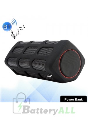 S772 2 in 1 10W Life Waterproof Portable Bluetooth Stereo Speaker + 5200mAh Power Bank MS0813B