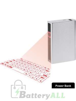 Virtual Laser Projection Bluetooth Keyboard with 5200mAh Power Bank S-KB-0020