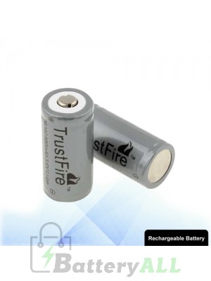 TrustFire 16340 880mAh Long Lasting Rechargeable Lithium ion Battery with Circuit Protection S-LIB-0225