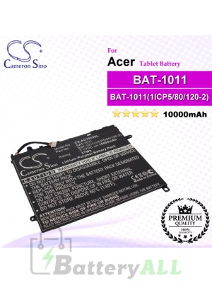 CS-ACT510SL For Acer Tablet Battery Model BAT-1011 / BAT-1011(1ICP5/80/120-2) / BT.0020G.003 / BT0020G003