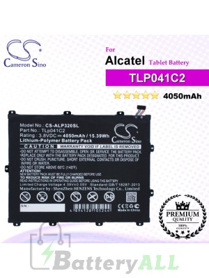CS-ALP320SL For Alcatel Tablet Battery Model TLp041C2 / TLp041CC