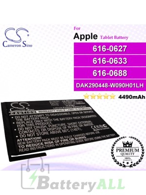 CS-IPA144SL For Apple iPad Tablet Battery Model 616-0627 / 616-0633 / 616-0688 / DAK290448-W090H01LH