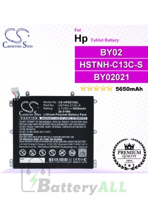 CS-HPE810SL For HP Tablet Battery Model BY02 / HSTNH-C13C-S