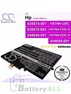 CS-HTP100SL For HP Tablet Battery Model 635574-001 / 635574-002 / 649649-001 / 649650-001 / HSTNH-F29C-S / HSTNH-I29C / HSTNN-S29C-S