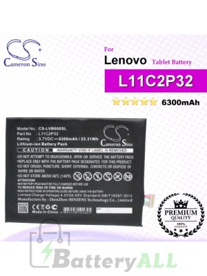 CS-LVB600SL For Lenovo Tablet Battery Model L11C2P32