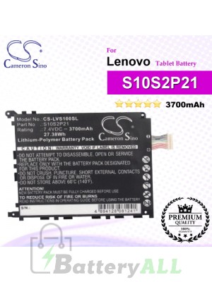 CS-LVS100SL For Lenovo Tablet Battery Model S10S2P21