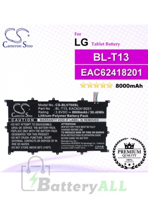 CS-BLV700SL For LG Tablet Battery Model BL-T13 / EAC62418201