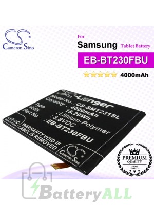 CS-SMT231SL For Samsung Tablet Battery Model EB-BT230FBE / EB-BT230FBU