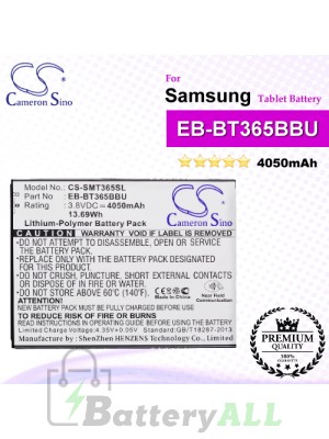 CS-SMT365SL For Samsung Tablet Battery Model EB-BT365BBC / EB-BT365BBU / EB-BT365BBUBUS / GH43-04317A